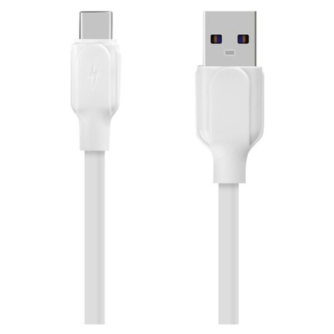 Obal:Me Simple USB-A/USB-C kabel (1m) bílý