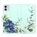 iSaprio flip pouzdro Blue Flowers pro iPhone 11