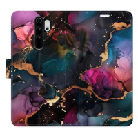 iSaprio Flip pouzdro Dark Marble pro Xiaomi Redmi Note 8 Pro