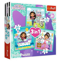 TREFL - Puzzle 3v1 - Gabbyine aktivity / Universal Gabby's Dollhouse