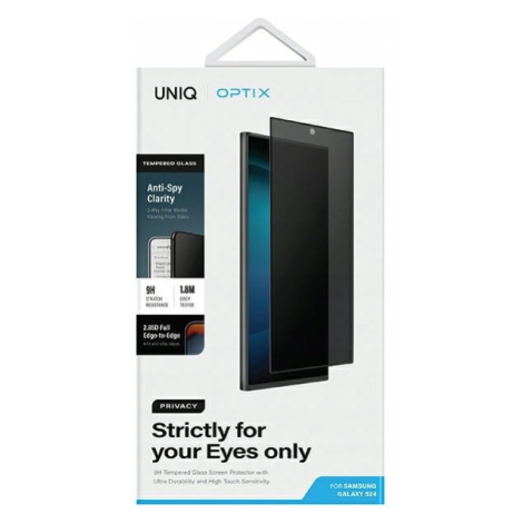 Sklo s privátním filtrem Uniq Optix Privacy Glass ochranné Priv pro Samsung S24