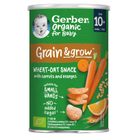 GERBER Organic křupky s mrkví a pomerančem 35 g