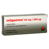 Milgamma 50 mg/250 μg 20 obalených tablet