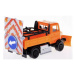 Bburago 1:43 servisní vozidla Road Security with Snow Plough and Signal Board