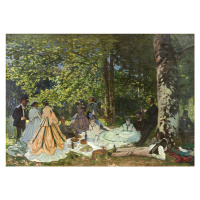 Obrazová reprodukce Luncheon on the Grass (1865–66), Claude Monet, 40 × 30 cm