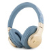 Sluchátka Guess Bluetooth on-ear headphones blue 4G Script (GUBH604GEMB)