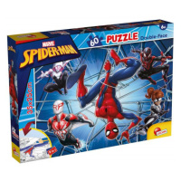 Oboustranné podlahové puzzle M-Plus 60 dílků Marvel Spiderman 99634 LISCIANI