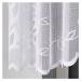 Dekorační oblouková krátká záclona na žabky EWELINA 120 bílá 300x120 cm MyBestHome