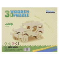 Dřevěné 3D puzzle - Jeep