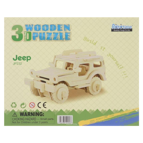 Dřevěné 3D puzzle - Jeep JRK