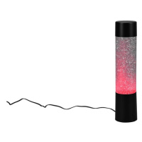 Černá LED stolní lampa na dálkové ovládání (výška 34 cm) Glitter – Trio