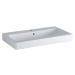 Geberit iCon - Umyvadlo 750x485 mm, otvor pro baterii, s přepadem, bílá 124575000