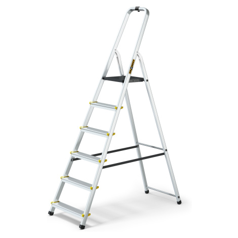 Hliníkové schůdky, 6 stupňů, 3,19m, max. zátěž 150 kg AHProfi