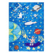 Dywany Łuszczów Dětský kusový koberec Bambino 2265 Rocket Space blue - 120x170 cm