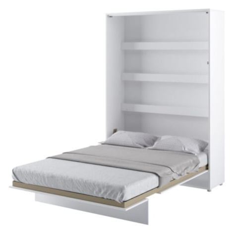 Sklápěcí postel BED CONCEPT 1 bílá/vysoký lesk, 140x200 cm