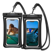 Spigen Aqua Shield Floating voděodolné pouzdro A610 2 Pack černé
