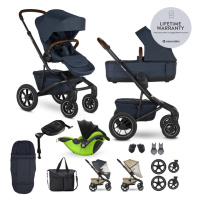 EASYWALKER - Kočárek kombinovaný Jimmey Indigo Blue XXL AIR + RWS + KIDDY Evoluna i-size 2 + zák