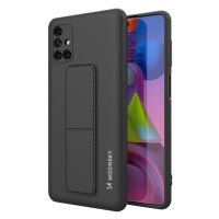 Wozinsky Kickstand Case silikonové pouzdro se stojánkem Samsung Galaxy M51 černé