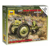 Wargames (WWII) military 6145 - Soviet 76-mm Gun (1:72)