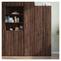 vidaXL Skříň highboard hnědý dub 40 x 42,5 x 185 cm kompozitní dřevo