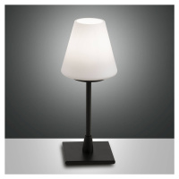 Fabas Luce LED stolní lampa Lucy s dotykovým stmívačem, černá