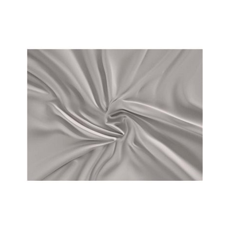Kvalitex Saténové prostěradlo Luxury Collection 160 × 200 cm světle šedé Výška matrace do 15 cm