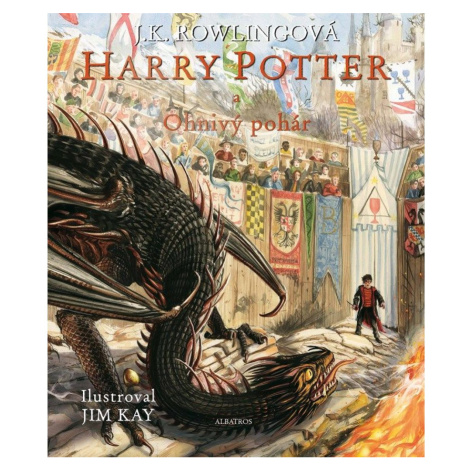 Harry Potter a Ohnivý pohár - ilustrované vydání J. K. Rowlingová ALBATROS
