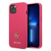 Kryt Guess GUHCP13SPS4MF iPhone 13 mini 5,4" pink hardcase Saffiano 4G Small Metal Logo (GUHCP13