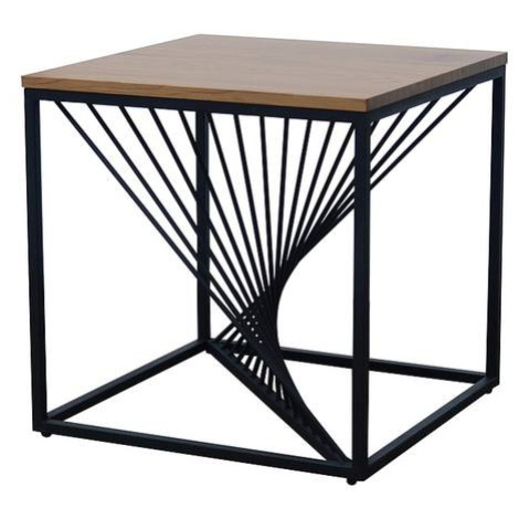 Přístavný stolek URAUN dub/černá