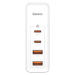 Baseus Cestovní nabíječka Baseus GaN2 Pro Quick 2x USB 2x USB-C, 100W, EU (bílá)