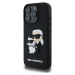 Zadní kryt Karl Lagerfeld 3D Rubber Karl and Choupette pro Apple iPhone 16 Pro Max, black