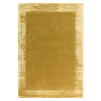Okrově žlutý ručně tkaný koberec s příměsí vlny 120x170 cm Ascot – Asiatic Carpets