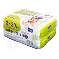 Absorgyn porodnické vložky duo pack 2x20ks