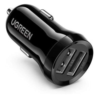 Autonabíječka 2x USB 24W 4,8 A (2x 2,4 A) Ugreen Černá