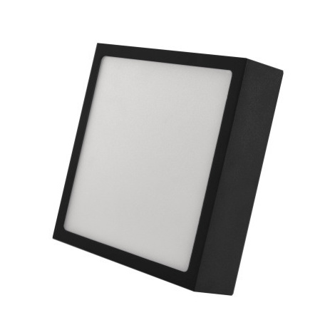 Stropní/nástěnné LED osvětlení Nexxo 17x17 cm, černé čtvercové Asko