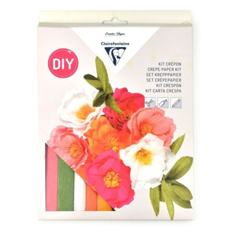 Kreativní sada kytice z krepového papíru