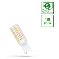 LED G9 230V 4.2W Neutrální bílá SMD 5Y WARRANTY PREMIUM SPECTRUM