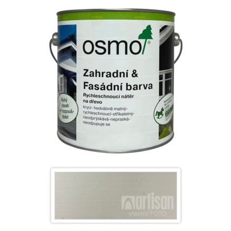 OSMO Zahradní a fasádní barva na dřevo 2.5 l Čistá bílá 7262