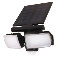 Svítidlo LED solární s čidlem pohybu a soumraku Solight 8 W 4 000 K
