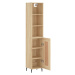 vidaXL Skříň highboard dub sonoma 34,5 x 34 x 180 cm kompozitní dřevo