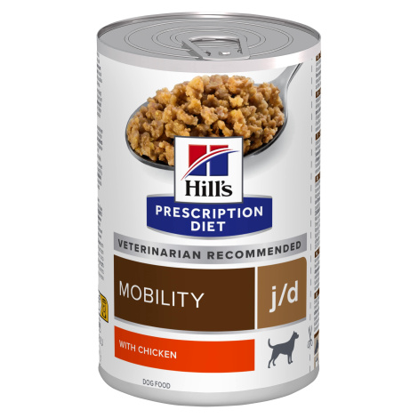 Hill's Prescription Diet, 36 x 360g / 370g - 24 + 12 zdarma - j/d Joint Care s jehněčím 36 x 370 Hills