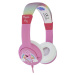 OTL drátová sluchátka dětská s motivem Rainbow Peppa růžová