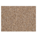 AKCE: 130x260 cm Metrážový koberec Artik / 858 světle hnědý - S obšitím cm