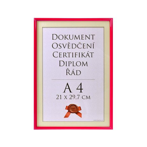TRADAG Fotorámeček 21 × 29,7 cm, červený