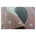 Berfin Dywany Dětský kusový koberec Smart Kids 22412 Pink - 140x190 cm