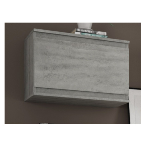 Nástěnná skříňka Carlos, šedý beton, 60 cm Asko