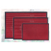 Hanse Home Collection koberce DOPRODEJ: 40x60 cm Rohožka Mix Mats Striped 105649 Red - na ven i 