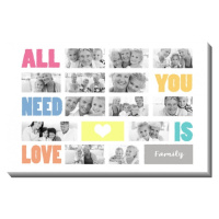 Obraz, All you need is love, 80x60 cm