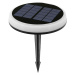 B.V.  - LED Solární lampa LED/0,6W/2V 16,5 cm 3200K/400K/6500K IP65 černá