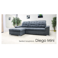 Sedací souprava Diego Mini Provedení: Pravá varianta, látka: MIL 22284